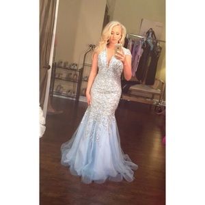 Ice Blue Jovani Gown